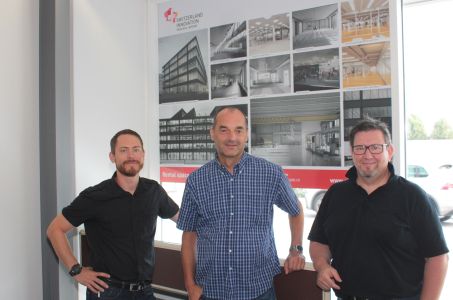 Björn Olbricht, Wolfgang Rieder und Sacha Felder (von links) vom Switzerland Innovation Park Biel