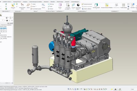 3D CAD Modell in Creo Parametric