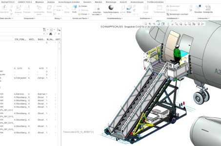 KRÄMER GmbH: Konstruktion & Entwicklung von Fluggasttreppen mit Creo Parametric