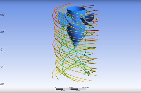 Ingenieure ohne Grenzen e. V.: Berechnung und Simulation der Turbine mit Simulationssoftware von Ansys