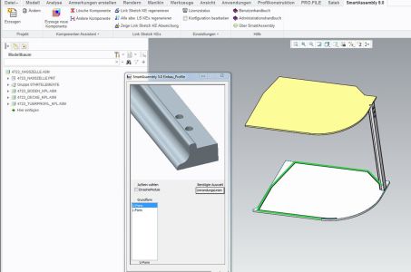 3D CAD Modell einer Nasszelle von der Satek GmbH