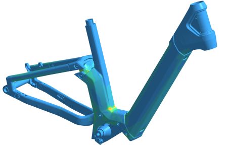 E-Bikes werden leistungsfähiger und die Rahmen schlanker, das bedingt eine gründliche Festigkeitsanalyse. Merida & Centurion Germany nutz dazu SimSolid.